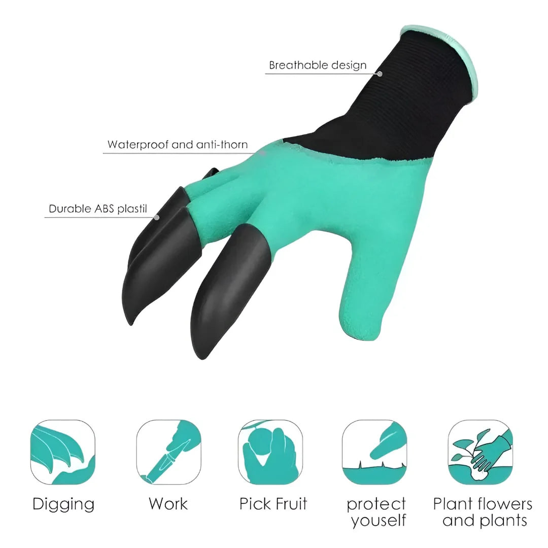 Waterproof Gardening Gloves With Claws